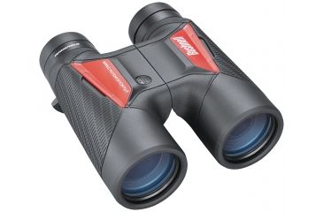 Image of Bushnell 10X40 Spectator Sport Roof Permafocus Binoculars, Black/Red, BS11040