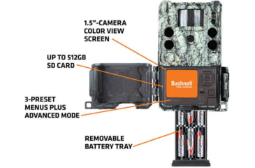 Image of Bushnell 30mp Core S-4k Tree Bark Camo No Glow Box - 119949C