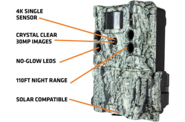 Image of Bushnell 30mp Core S-4k Tree Bark Camo No Glow Box - 119949C