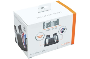 Image of Bushnell 4X30 Spectator Sport Perafocus Binoculars, Black/Silver, BS1430