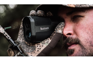 Image of Bushnell 6x24 Prime 1500 Laser Rangefinder, Black/Green, LP1500SBL