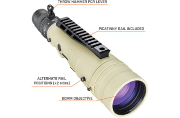 Image of Bushnell 8-40x60 LMSS2 T4 Spotting Scope, Rail, Flat Dark Earth, ET884060T