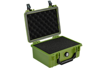 Image of Bushnell 9.12in Compact Waterproof Hard Camera Case with Foam, Green, Compact, BN00042-GRN