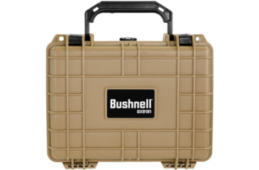 Image of Bushnell 9.12in Compact Waterproof Hard Camera Case with Foam, Tan, Compact, BN00042-TAN