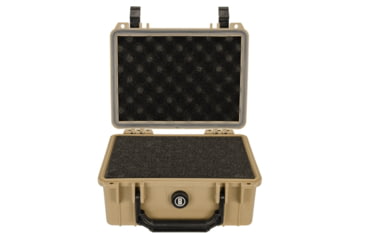 Image of Bushnell 9.12in Compact Waterproof Hard Camera Case with Foam, Tan, Compact, BN00042-TAN