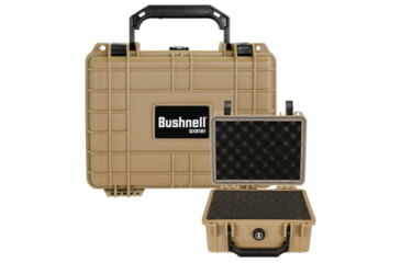 Image of Bushnell 9.12in Compact Waterproof Hard Camera Case w/Foam, Tan, BN00042-TAN