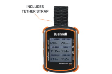 Image of Bushnell BackTrack Mini GPS Trip Navigation, 128x128, Black, GPSBTM