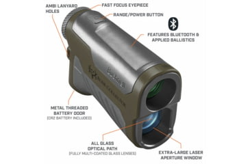 Image of Bushnell Bone Collector 1800 Laser Rangefinder 6x25mm, Brown, LBC1800