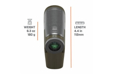 Image of Bushnell Bone Collector 1800 Laser Rangefinder 6x25mm, Brown, LBC1800