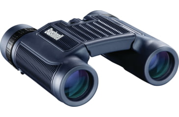 Image of Bushnell H2O 10x25mm Roof WP/FP Binocular, Twist Up Eyecups, Box 6L, Dark Blue, 130105R