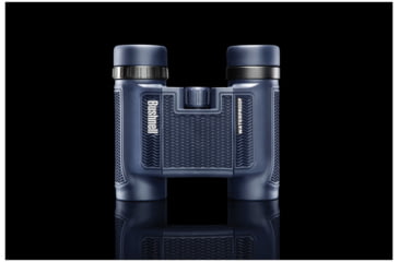 Image of Bushnell H2O 10x25mm Roof WP/FP Binocular, Twist Up Eyecups, Box 6L, Dark Blue, 130105R