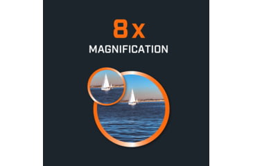 Image of Bushnell H2O 8x42mm Roof WP/FP Binocular, Twist Up Eyecups, Box 6L, Dark Blue, 158042R