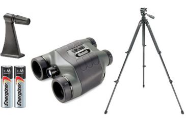 Image of Bushnell Night Vision 2.5x42 Binocular Kit w/ 2PK Energizer AA Batteries, 61in Advanced Tripod, and Tripod Adapter 260400-KIT2