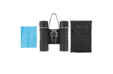 Image of Bushnell Powerview 12x25mm Roof Prism Binoculars, Black, 131225