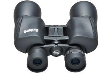Image of Bushnell PowerView WA 10x50 Porro Prism Binoculars, BK7, Black, Box Pack, 131056