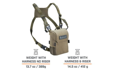 Image of Bushnell Vault Modular Optics Protection System Binocular Pack, Green, BABINPCT