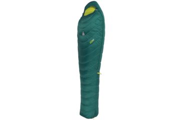 Image of C.A.M.P. ED 400 Plus Line Sleeping Bag, Left Zip, Green Blue/Lime, 2701S