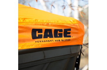Image of Cage Permanent Hub Blinds Blaze Orange Safety Cap, For Use With R30 Permanent Hub Blind, Safety During Hunting, Attaches Quickly and Easily, Blaze Orange, CBA700, Blaze Orange, CBA700