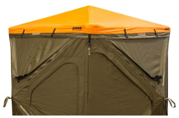 Image of Cage Permanent Hub Blinds Cage Permanent Hub Blinds Blaze Orange Safety Cap For Use With R30 Permanent Hub Blind, Blaze Orange, CBA700