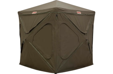 Image of Cage Permanent Hub Blinds Cage R30 Permanent Hub Blind, Olive Tan, 76 x 66 x 66, CBR30T