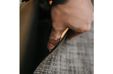 Image of Cage Permanent Hub Blinds Floormat, 66in x 66in Footprint, Durable PVC Coated TearTuff, Closed-Cell Foam Backing, Use With Chairs, Dampen Sound, Offers Warmth, Gray, CRD30F