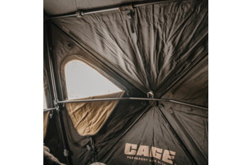 Image of Cage Permanent Hub Blinds Permanent Hub Blinds, Shooting Rail Kit, For Use With R30 Permanent Hub Blind, Attaches Quickly and Easily, 3 pack, Black, CBA702