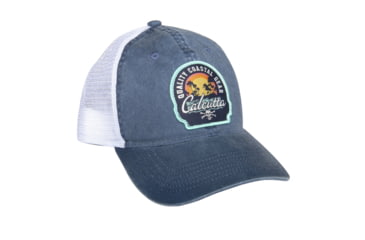Image of Calcutta Ladies 6 panel Ladies 6 panel mesh cap, Navy Brim &amp; crown, White mesh, Calcutta patch, adj plastic closure, BR236722