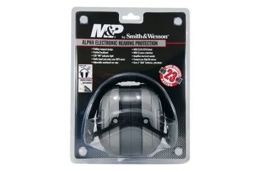 Image of Smith &amp; Wesson Alpha Electronic Ear Muff, 23NRR, 110041