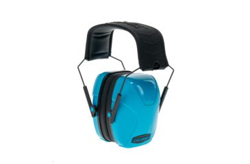Image of Caldwell Youth Passive Earmuff Hearing Protection, Neon Blue, 1103308