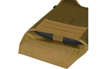 Image of Caliber Armor AR550 11 x 14 Level III+ Body Armor w/ PolyShield Spall Coat and Condor MOPC Package, Coyote Brown, Large/2XL, 19-AR550-MOPC-1114-SPC-CB