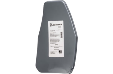 Image of Caliber Armor AV2 Multi-Curve RF2 Body Armor w/ Polyshed Protection, Shooters Cut, Caliber Gray, 10 X 12, 19-AV2-1012-SPC