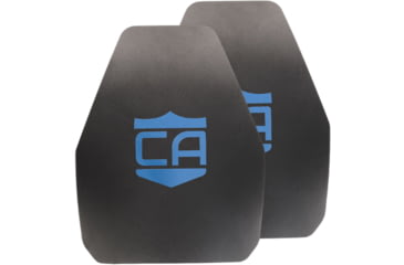 Image of Caliber Armor AR550 Level III+ Armor Plate - Pack of 2, Shooters Cut, Multi-Curved, 8x10 inch, 19-AR550-0810-SET