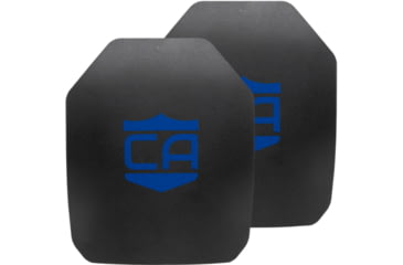 Image of Caliber Armor AR550 Level III+ Armor Plate - Pack of 2, SAPI Cut, Multi-Curved, 10x12 inch, 19-AR550-1012S-SET