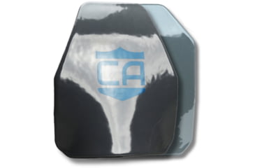 Image of Caliber Armor AR550 Level III+ PolyShield Armor Plate - Pack of 2, Shooter/SAPI Cut, Multi-Curved, 10x12 inch, 19-AR550-1012-SH-SAPI-SPC-SET