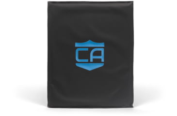 Image of Caliber Armor CaliberX Level IIIA DuPont Kevlar Soft Body Armor Rectangle Plate, 8x10 inch, Black, Non-Curved, 19-CALX-0810-R