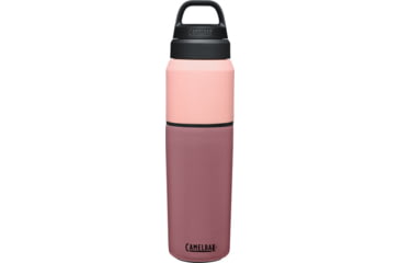 Image of CamelBak 2424601065 Multibev Terracotta Rose Stainless Steel 22oz/, Terracotta Rose/Camellia Pink, 22oz/16oz, 2424601065