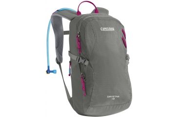 Image of CamelBak Day Star 18 L Backpack - Women's-Graphite/Bright Fuchsia-18 L