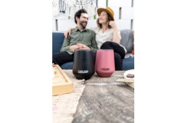 Image of CamelBak Horizon 12 oz Insulated Stainless Steel Wine Tumbler, Terracotta Rose, 2392601035
