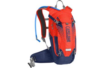 Image of CamelBak K.U.D.U. 8 Mountain Biking Back Protection Pack, Cherry Tomato/Pitch Blue, 8 L, 1123603000