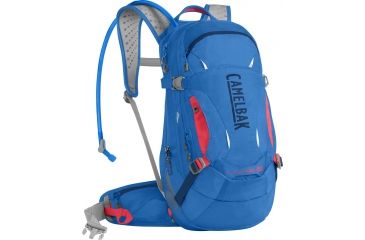 Image of CamelBak Luxe LR Backpack 14 Womens, Carve Blue/Fiery Coral, One Size, 1113401000