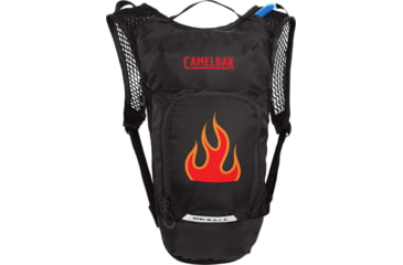 Image of CamelBak Mini Mule Hydration Pack, Black/Flames, One Size, 2814002000