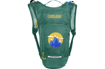 Image of CamelBak Mini Mule Hydration Pack, Green/Mountains, One Size, 2814301000