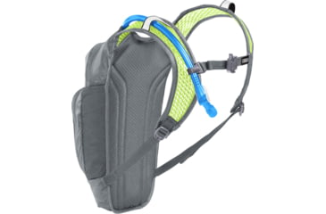 Image of CamelBak Mini Mule Hydration Pack, Gunmetal/Green, One Size, 2814001000