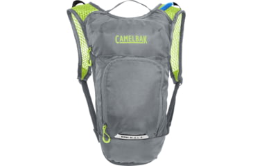 Image of CamelBak Mini Mule Hydration Pack, Gunmetal/Green, One Size, 2814001000