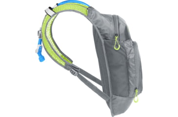 Image of CamelBak Mini Mule Hydration Pack, Gunmetal/Green, One Size, 2814001000