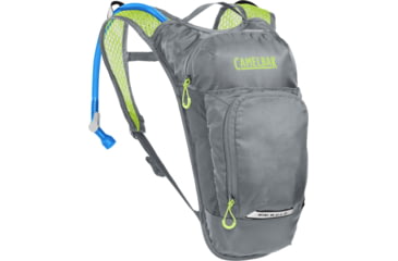 Image of CamelBak Mini Mule Hydration Pack, Gunmetal/Green, One Size, 2814001000