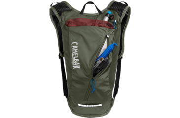 Image of CamelBak Rogue Light 7 Bike Hydration Pack with Crux Reservoir, Dusty Olive, 2 Liter, 2952301000P