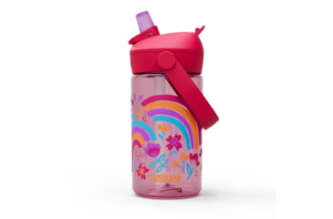 Image of CamelBak Thrive Flip Straw Kids, Rainbow Floral, .4L / 14 oz, 2860601041