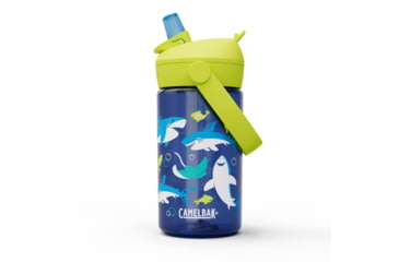Image of CamelBak Thrive Flip Straw Kids, Sharks and Rays, .4L / 14 oz, 2860403041