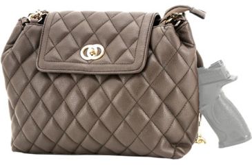 Image of Cameleon Coco Concealed Carry Purse-quilted Style Handbag Bn